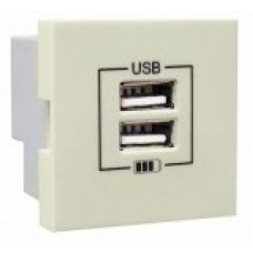 Розетка USB двойная Efapel Logus Слоновая кость 21384 TMF